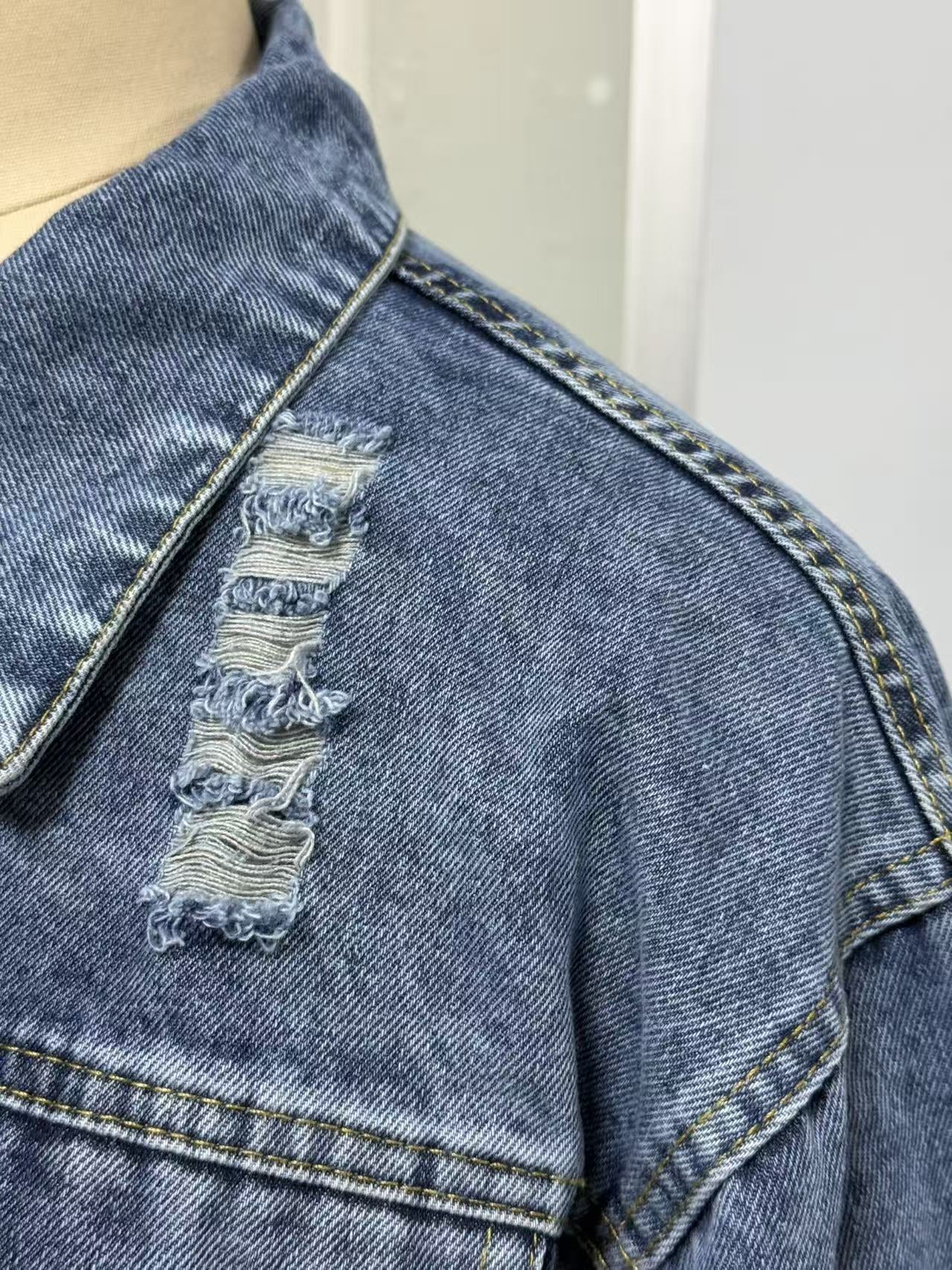 Trendy Oversized Denim Jacket for Women