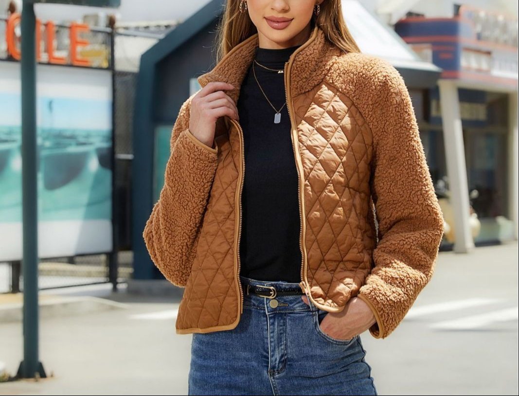 Sherpa Quilted Jacket