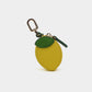Fruit-Shaped Mini Coin Purse Keychain - Portable PU Leather Wallet & Bag Charm