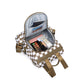 Convertible Checkered Backpack Purse — 2-in-1 Fashion Shoulder Bag
