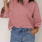 Striped Back Bow Tie T-Shirt