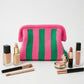 Striped Knit Cloud Frame Clutch Crossbody Bag