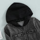 Children's Denim Hooded Jacket