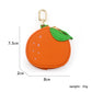 Cute Embroidered Leather Fruit-Shaped Chili Pepper Coin Purse