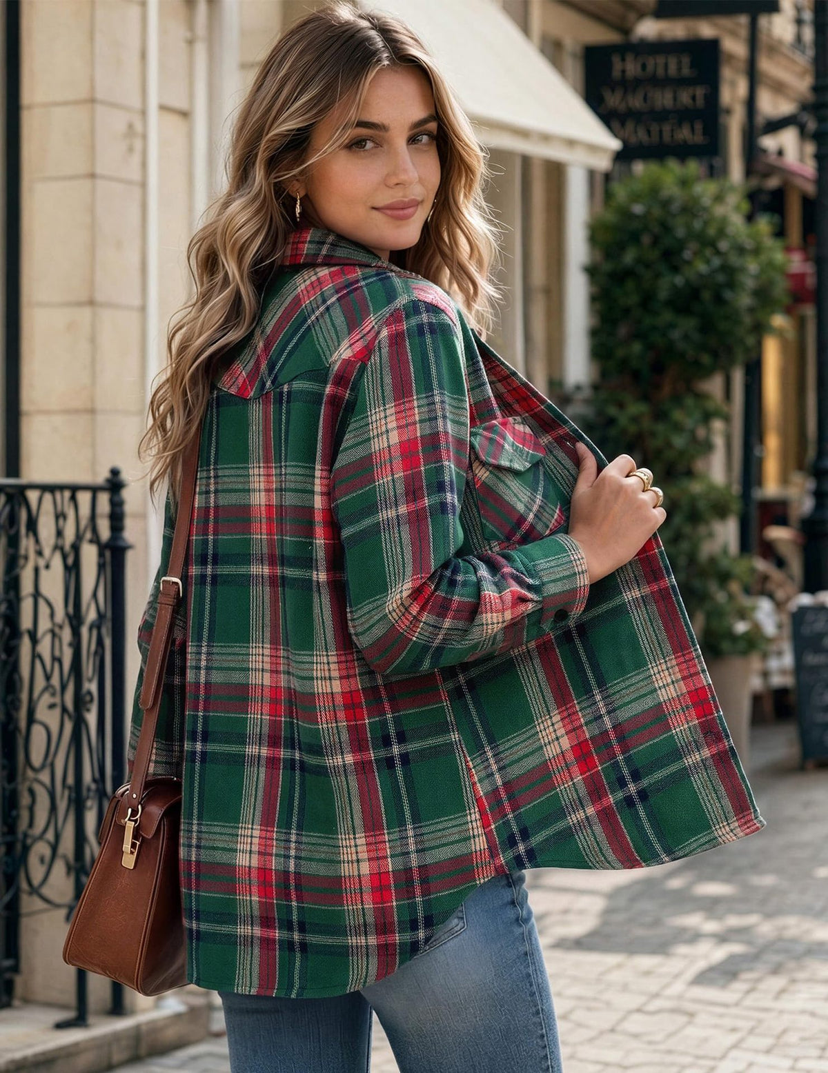 Long Sleeve Plaid Shirt