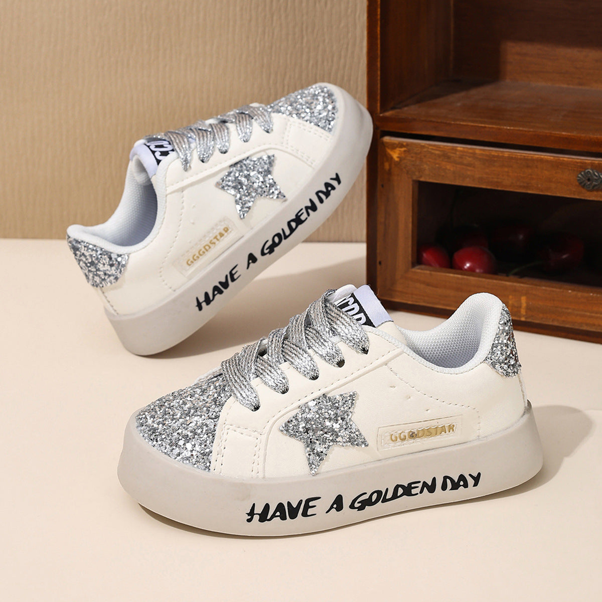 Little Kid's Star Sneakers