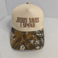 Embroidered JESUS SAVES I SPEND Baseball Cap