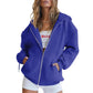 Women's Girls Jacket Sweatshirt Casual Drawstring Clothes