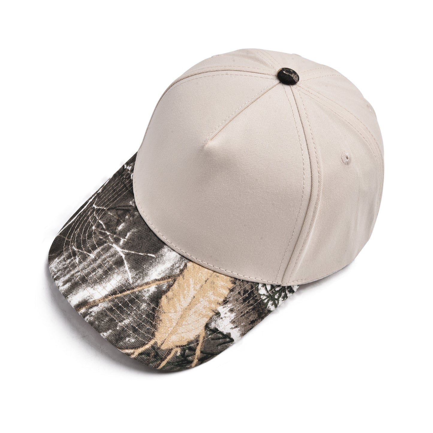 5-panel Color-blocked Trucker Cap