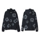 Foaming Printed Loose Hoodie