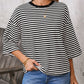 Striped Back Bow Tie T-Shirt