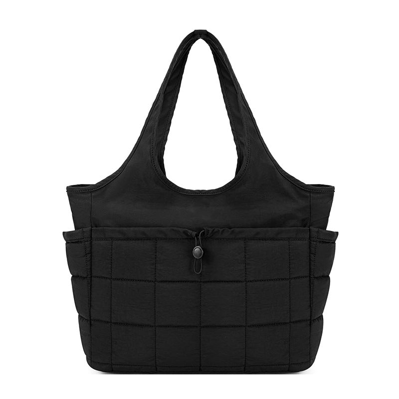 Quilted Puffer Tote Bag for Women