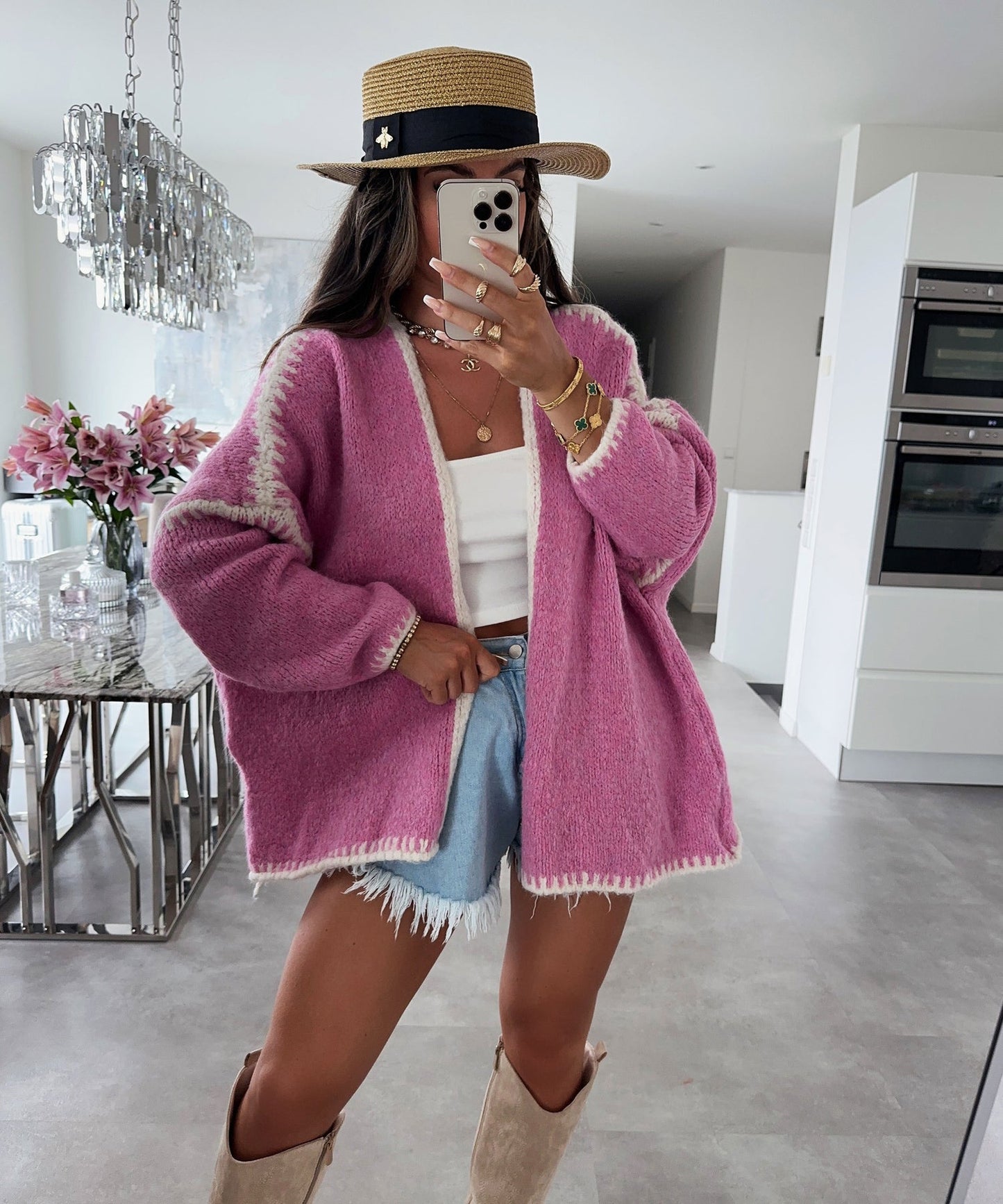 Knitted Sweater Jacket