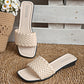Prepare Flat Bottomed Slippers