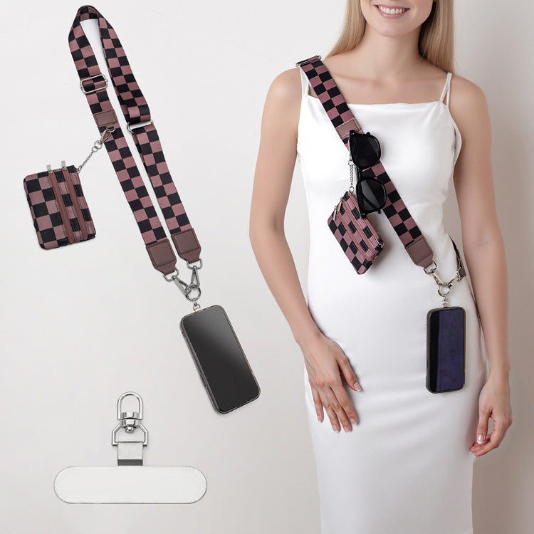 Phone Sling Shouder Strap with Coin Purse