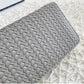Vagan Leather Woven Zip-Around Clutch Wallet