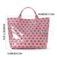 Polka Dot Durable Waterproof PVC Tote Bag