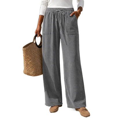 Cozy Corduroy Casual Pants