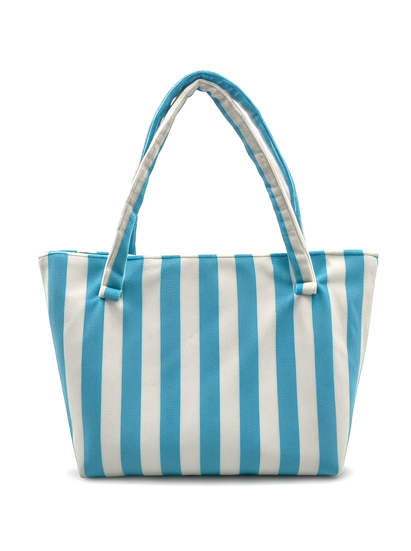 Terry Cloth Beach Tote Bag Large Toweling Handbag for Summer Vacation