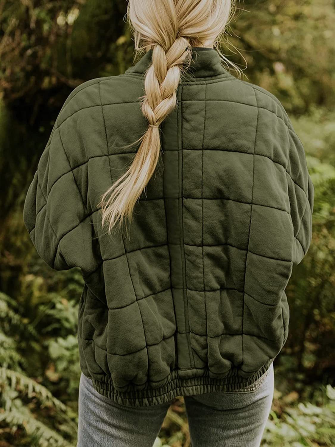 Zipper Quilted Jacket