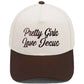 Embroidered Pretty Girls Love Jesus Baseball Cap