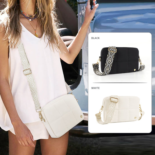 Silk Cotton Down Jacket Waterproof Crossbody Bag