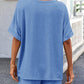 Laid-back Short Sleeve Boxy T-shirt & Short Casual Set