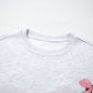 Light Grey Embroidered Football Bow Back Long Sleeve Sweatshirt