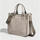 Vagan Leather Shoulder Bag with Adjustable Geometric Strap