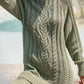 Women's Cable Knit Sweater Dress