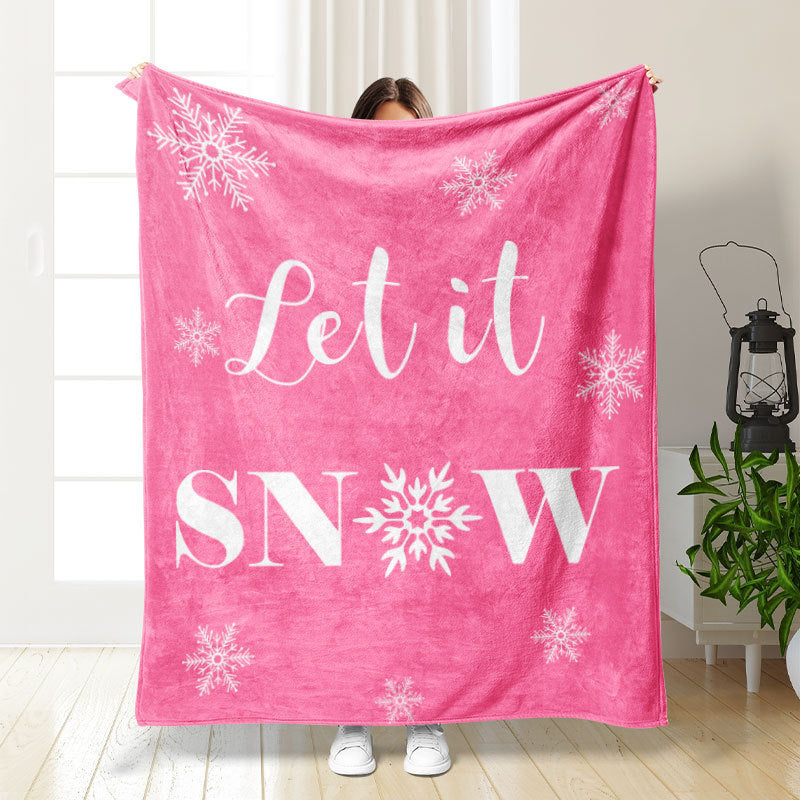 Thickened double-sided printed blanket nap blanket