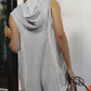 Loose Sports Vest Hooded Jumpsuit