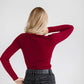 Basic Solid Color Half Turtleneck Sweater