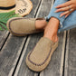 Suede Moccasin Slip-On Mule Clogs