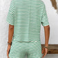 Stripe Crewneck Lounge Set