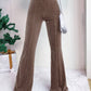 High Waisted Corduroy Flared Pants