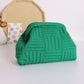 Wave Knit Clutch Bag