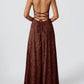 Floral Spaghetti Strap Maxi Dress