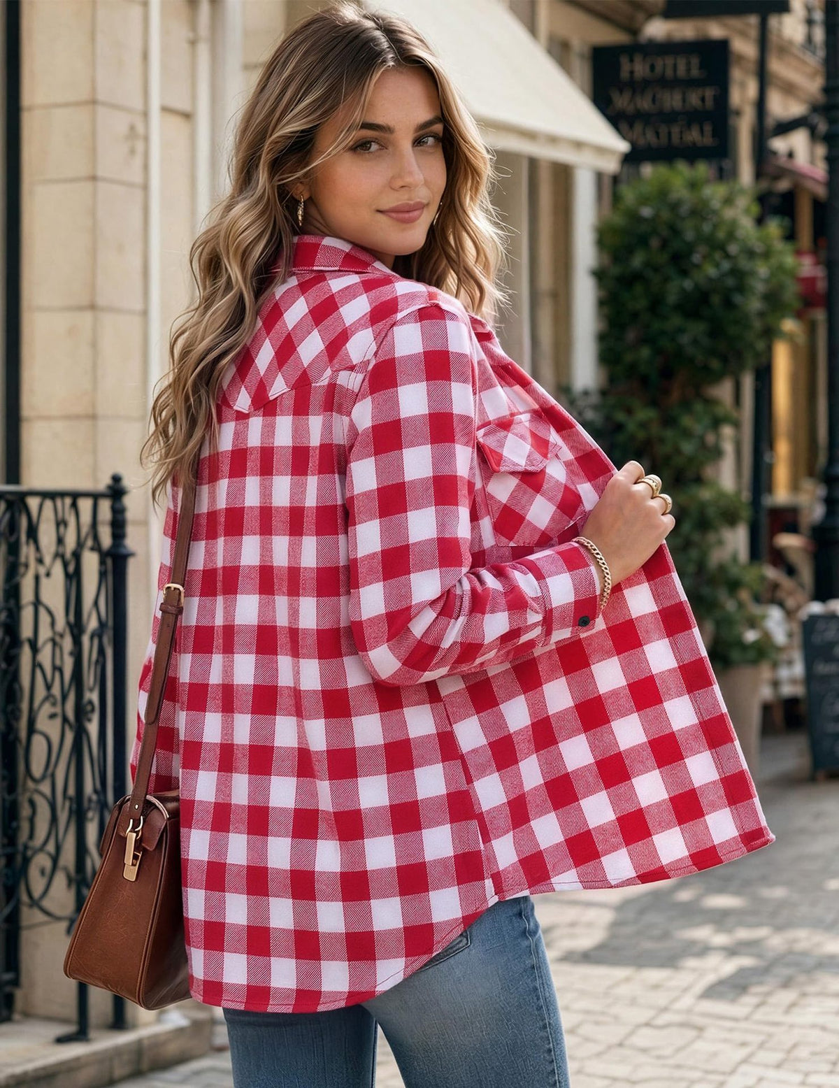 Long Sleeve Plaid Shirt