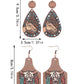 Western Wood Chip Earrings