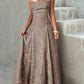 Floral Spaghetti Strap Maxi Dress