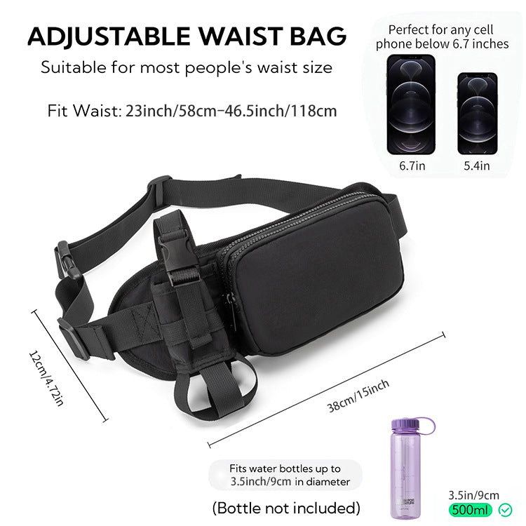 Waist Bag with Bottle Holder