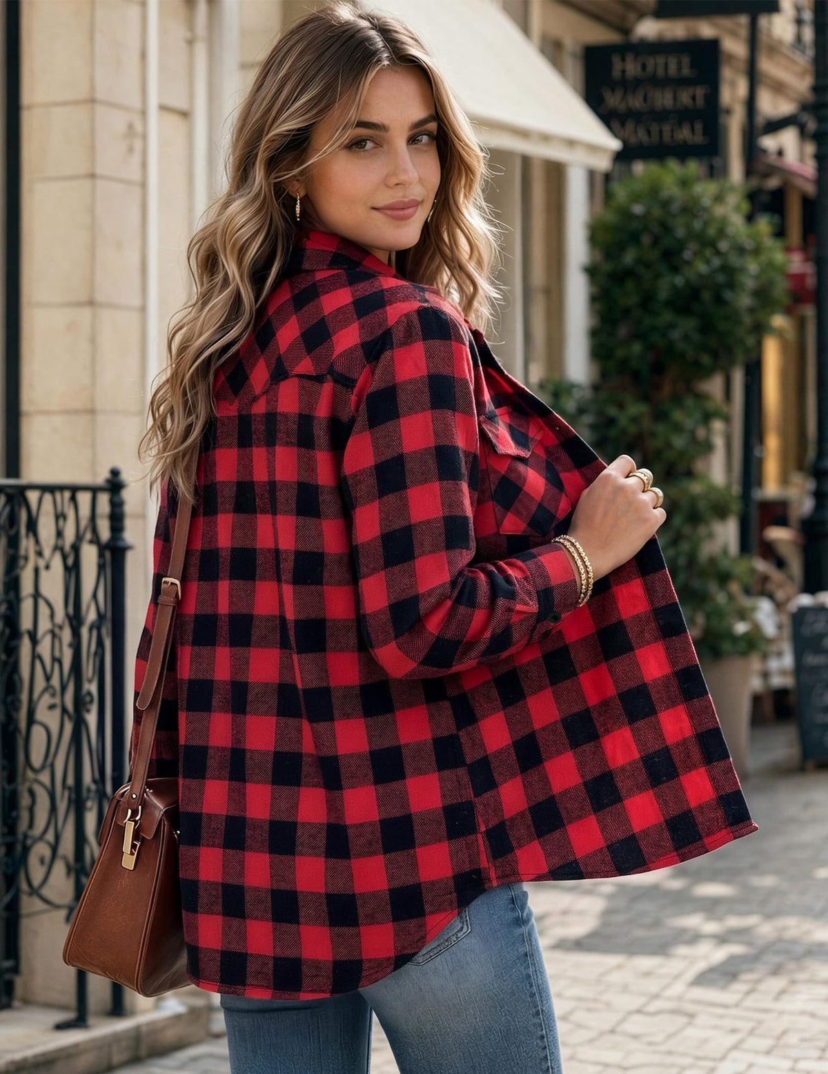 Long Sleeve Plaid Shirt