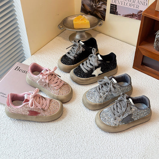 Children's Slip-on Shoes with Sequins