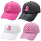 Baseball Cap with Embroidered B