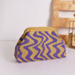 Wave Knit Clutch Bag