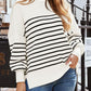 Crew Neck Batwing Sweater