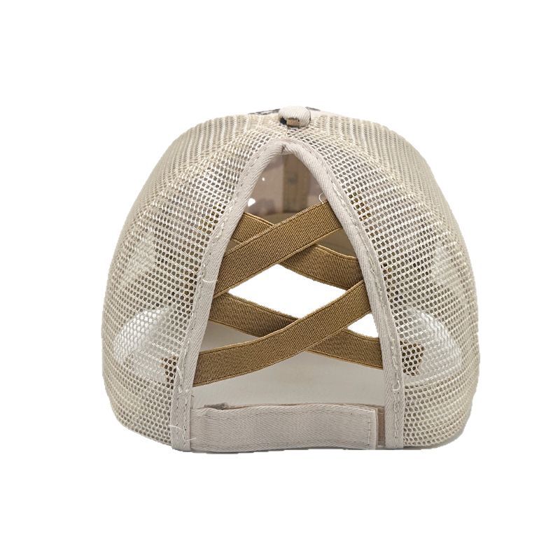 Leopard Print Women's Baseball Cap Mesh Hat
