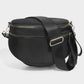 Checkered Crossbody Bag with Detachable Pouch