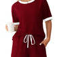 Cozy Ribbed Contrast Lounge Set